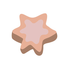 Christmas cookie vector clip art.