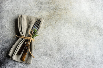 Minimalistic cutlery set