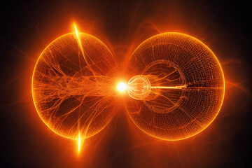 Fusion Energy Reaction - Generative AI