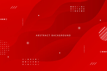 abstract red wave background design for wallpaper web banner poster templates