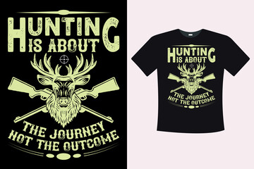 Fototapeta premium Hunting T-shirt Design