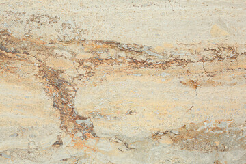 Beige marble texture. Stone background. Close-up.