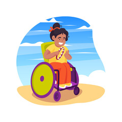 Naklejka premium Playing toy instruments isolated cartoon vector illustration.
