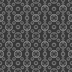 Geometric circles motif seamles pattern