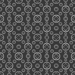 Geometric circles motif seamles pattern