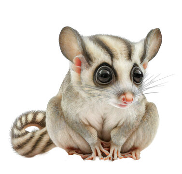 recommend clip art: Cute tiny adorable sugar glider animal on a transparant background