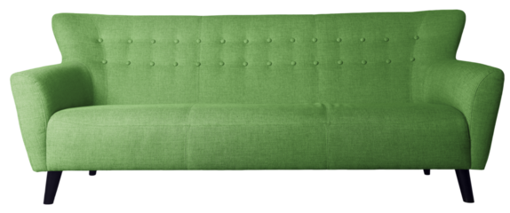 overlay green sofa