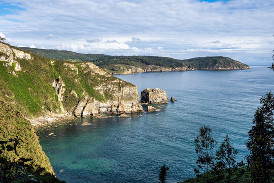 Punta Socastro also known as Fucino do Porco in O Vicedo at Viveiro, Galicia, Spain