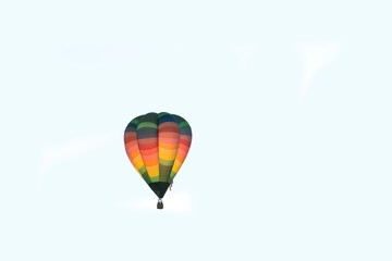 Hot Air Balloons taking off in morning