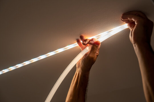 Moving to a new house. Diode lighting installation, how to install led strip for lighting correctly into aluminium bar
