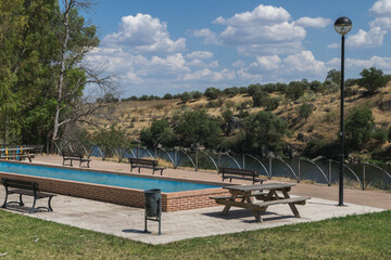 El r&iacute;o Tajo a su paso por El Puente del Arzobispo, Toledo