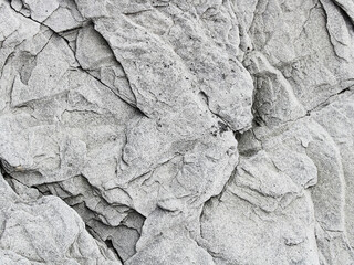 interesting stone texture gray sagging and cracks