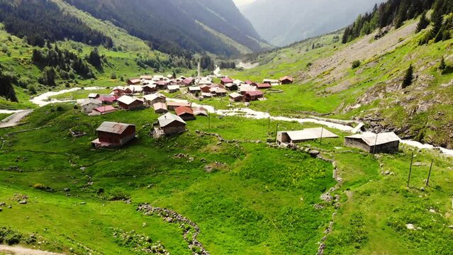 Elevit Plateau is the most beautiful places of the black sea Rize Turkey