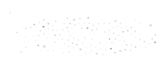 Winter christmas sky with falling snow