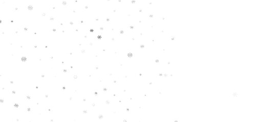 Snowflakes Falling On Snow - Winter Banner
