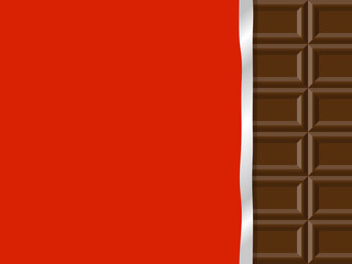 板チョコフレーム：開封：プレーン