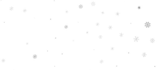 Winter christmas sky with falling snow