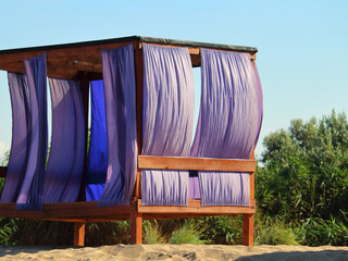 outdoor gazebo for relaxation in nature healthy lifestyle