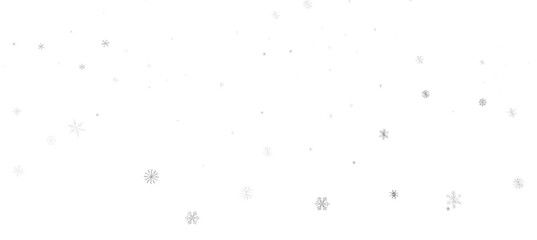 Christmas background design of snowflake and snow falling in the winter 3d illustration
