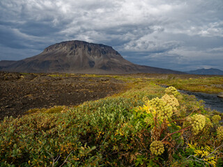 iceland crtaters clouds light