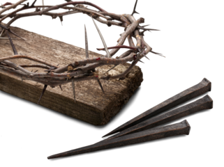 Crown of thorns. Christian Easter holiday.