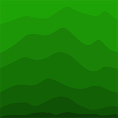 mountain landscape with mountains full of green color