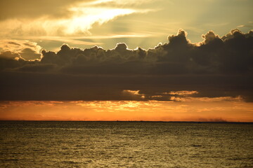 Atardecer en la playa