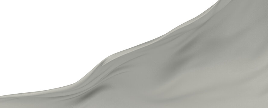 White Abstract Panoramic Background. Minimal Striped Wallpaper
