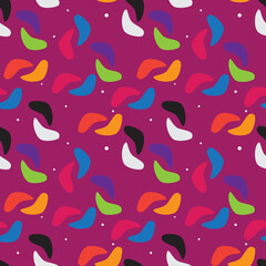 seamless pattern of irregular shapes. minimalist seamless pattern design. colorful pattern illustration.