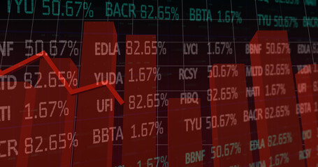 Image of financial data processing over financial infection and financial data processing