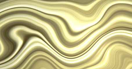 Image of yellow and gray liquid pattern moving on seamless loop