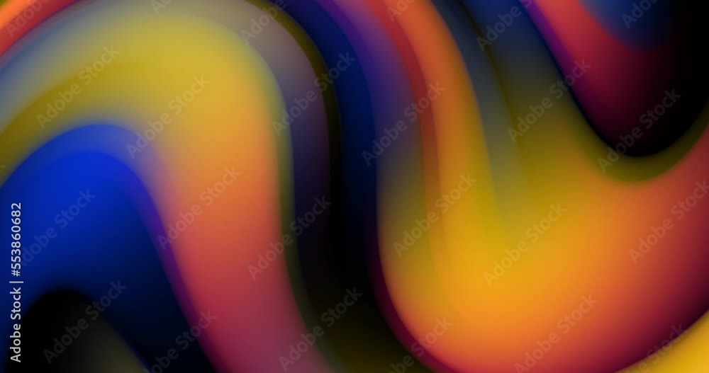 Poster curved wavy lines tech futuristic motion background. dynamic abstract line waving loop line. Metaverse Abstract Seamless wave abstract lines stream 4K background loop