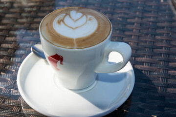 cup of cappuccino