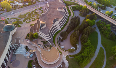 Gatineau city aerial view