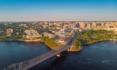 Fototapeta premium Ottawa, aerial view