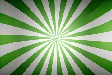 green background with rays