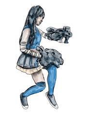 girl cheerleader