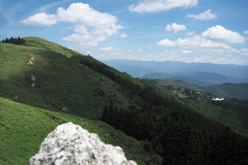 Naklejka premium 生石高原