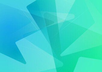Obraz premium Modern simple minimalist colorful blue gradient abstract background with wave lines