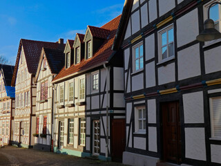 Fototapeta premium On the way in historical paderborn