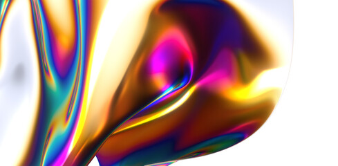 Obraz na płótnie Canvas Abstract fluid gradient shape flowing
