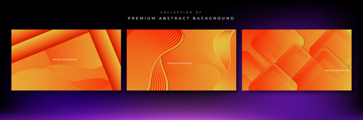 Minimal orange abstract background