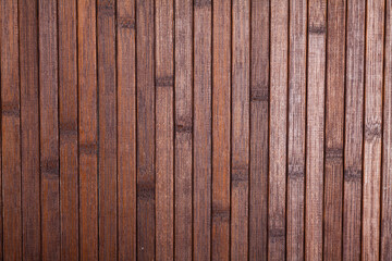 Brown surface of old knotted wood with natural color, texture and pattern