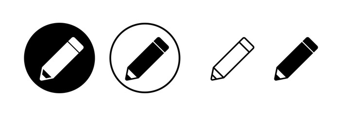 Pencil icon vector illustration. pen sign and symbol. edit icon vector