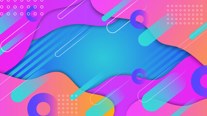 Obraz premium Abstract vibrant color contrast composition background