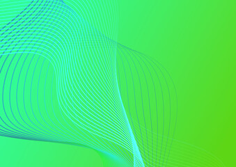 Abstract blue and green presentation background