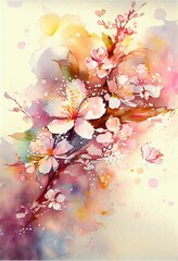 Sakura tree, cherry blossom
