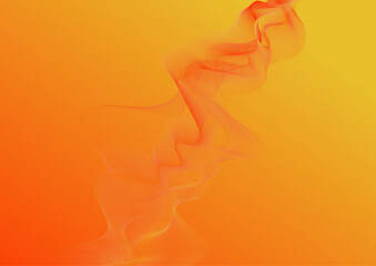 Naklejka premium Abstract orange presentation background