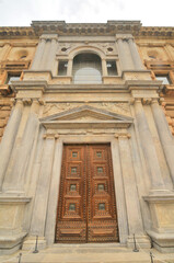 Palace of Charles V in the Alhambra area of ​​Granada, Spain