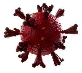 Coronavirus concept. Virus molecule illustration